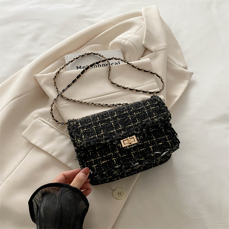 New 2025 Luxury Underarm Purse - Textured Shoulder Bag with Detachable Quilted Chain, Free Shipping & Trending