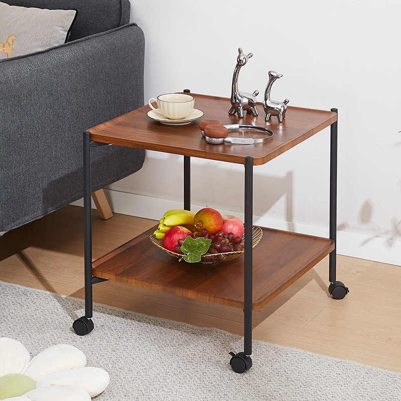 B534 Small coffee table trolley Nordic style living room sofa side table