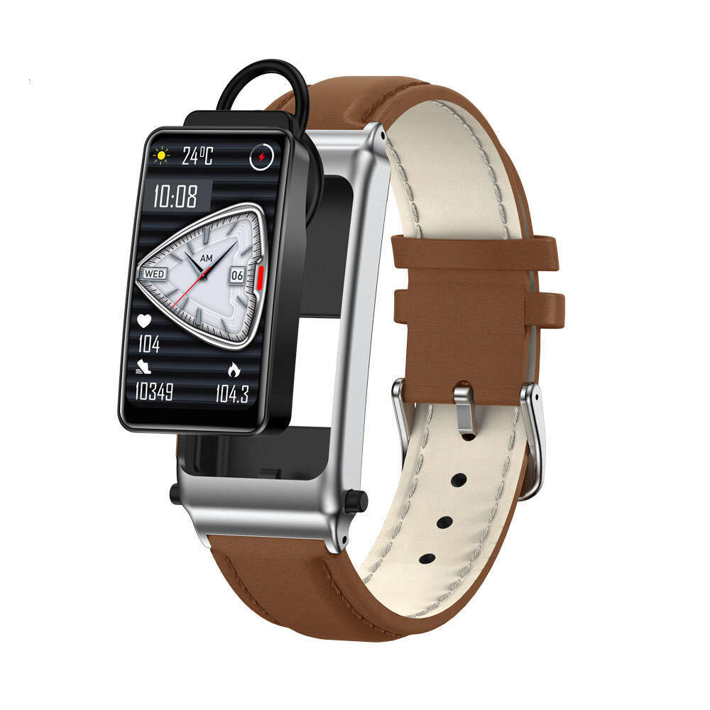 K80 smart bracelet Bluetooth headset 2-in-1 blood sugar call payment NFC access B7 ECG watch male
