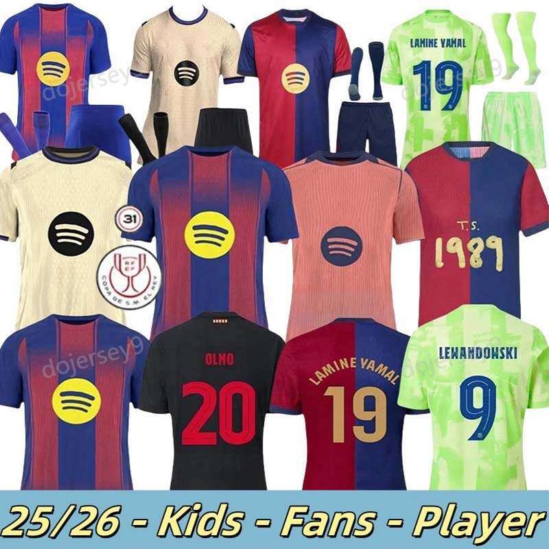 24 25 26 soccer jersey Cubarsi LAMINE YAMAL GAVI R. ARAUJO camiseta de futbol PEDRI FERRAN LEWANDOWSKI 2025 RAPHINHA football shirt men kids