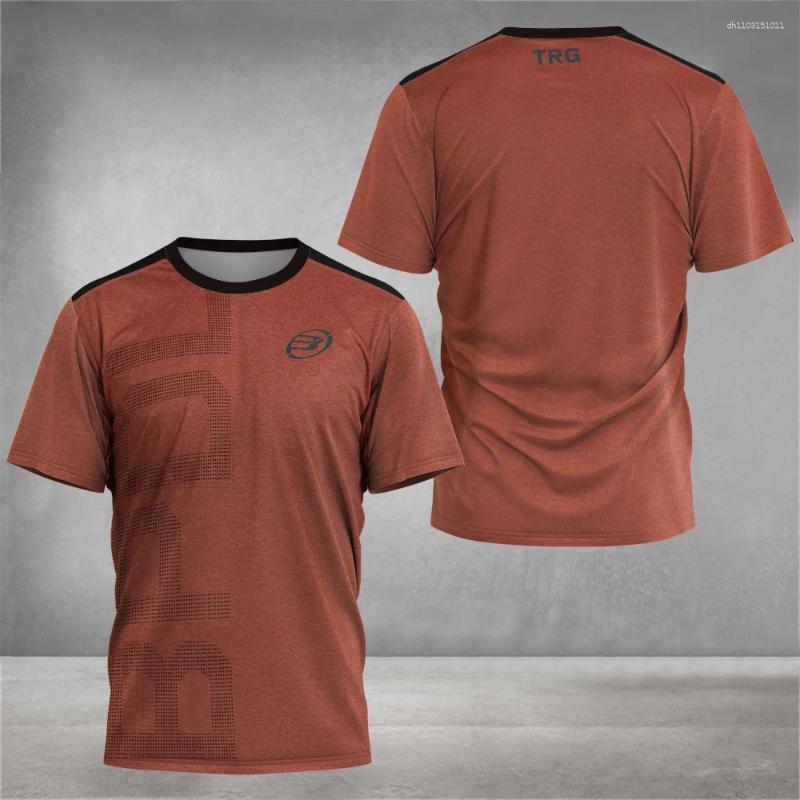 Men's T Shirts 2025 Padel Print Quick-drying Short Sleeve Tennis Breathable Wear Ultra-thin Fitness T-shirt Casual Top