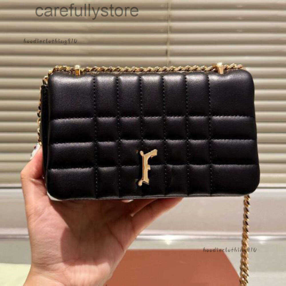 Evening Bags Evening Bags small square bag designer shoulder bags checkered chain crossbody Bag armpit solid color leather purses