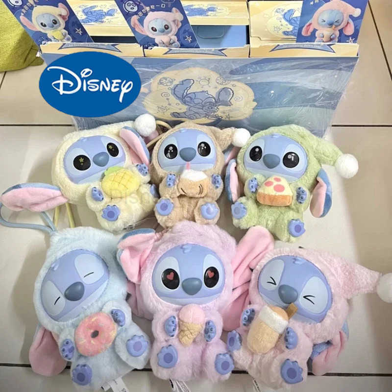 Disney Nwe Miniso Disney Sewing Bedtime Eating Series Vinyl Blind Box Pendant Cute Doll Mystery Box Toy Adult Gift Z250504-1