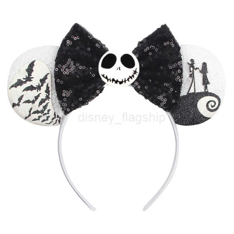 Disney 2023 Latest Halloween Disney Ears Headband Women Festival Mickey Mouse Hairband Kids Party Villains Cosplay DIY Hair AccessoriesXJ250504