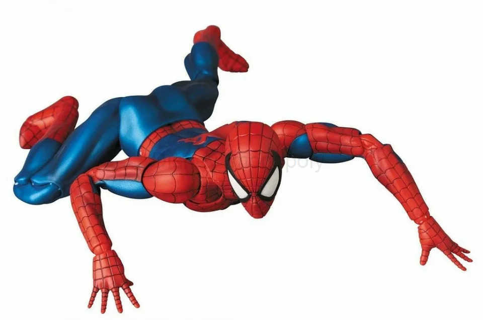 Disney Marvel Spider Man Mafex 075 the Amazing SpiderMan Comic Ver Joints Movable Figure Model Toys 16cm Z250504