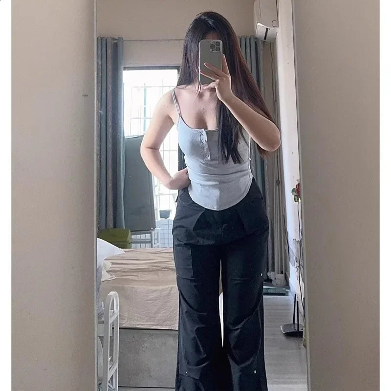 Plus size spicy girl style curved bottom vest for womens 2025 summer Korean retro plus underwear 250430Z