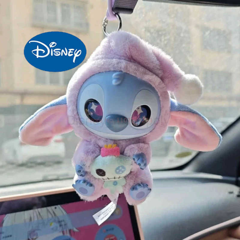 Disney Original Miniso Disney Stitch Eat Some Thing Before Sleep Serie Vinyl Blind Box Bag Pendant Cute Doll Mystery Toy Birthday Gifts Z250504