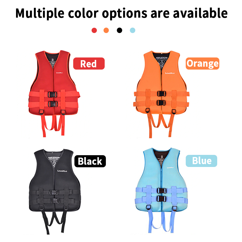 Rescue vest Life vest Life jackets Chloroprene rubber fabric, complete sizes for children and adults, fishing, rafting and boating, factory direct sal