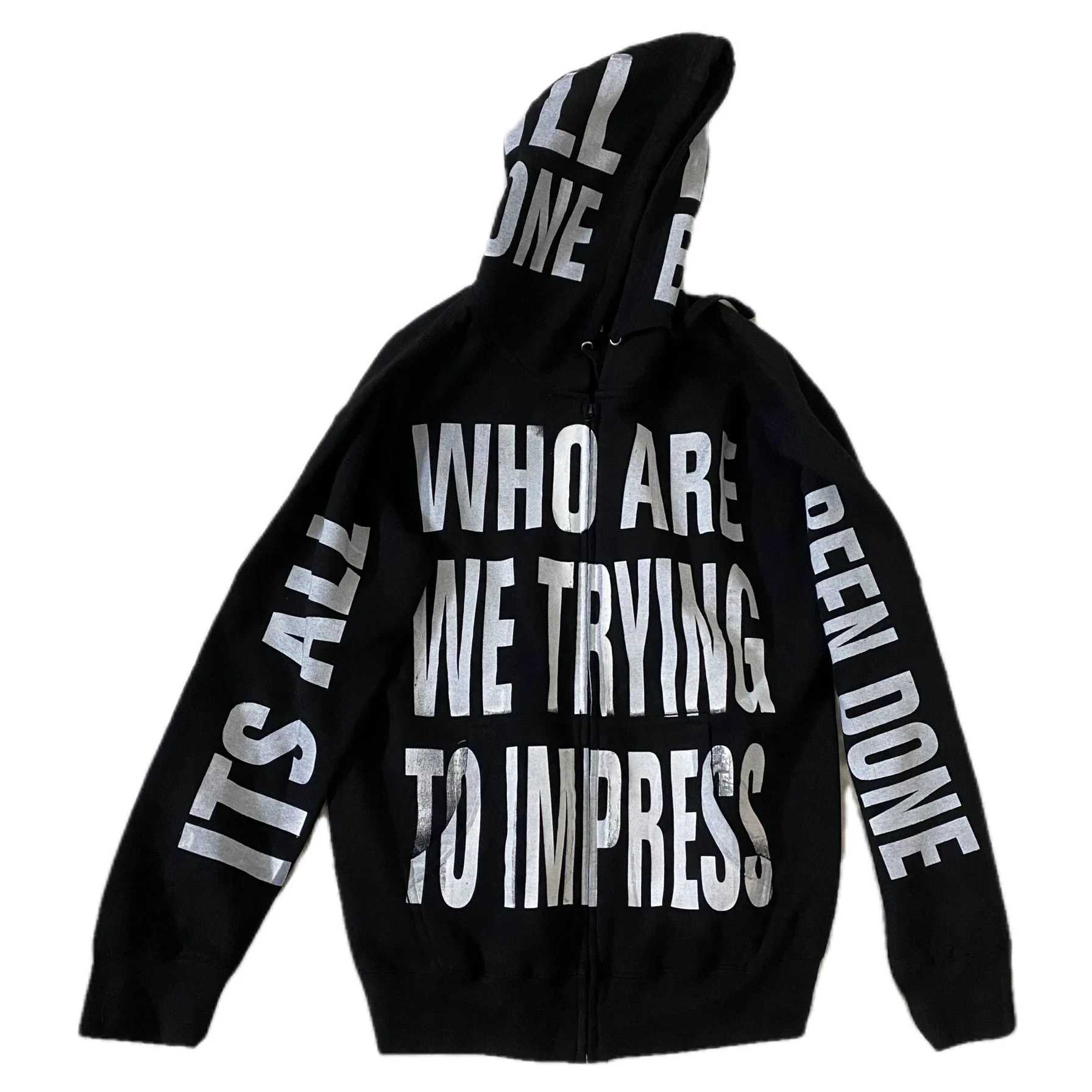 New Annabolina DESTROY LONELY Impress CARTI Pullover Hoodies Hoody hooded Sweatshirts velvet Cotton Thick FLeece US N154 X250504