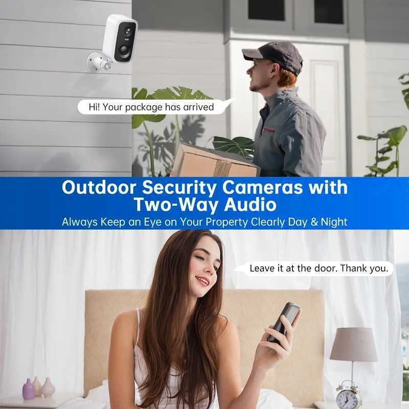A best-selling 4MP high-definition outdoor solar-powered waterproof surveillance low-power smart camera Z241231