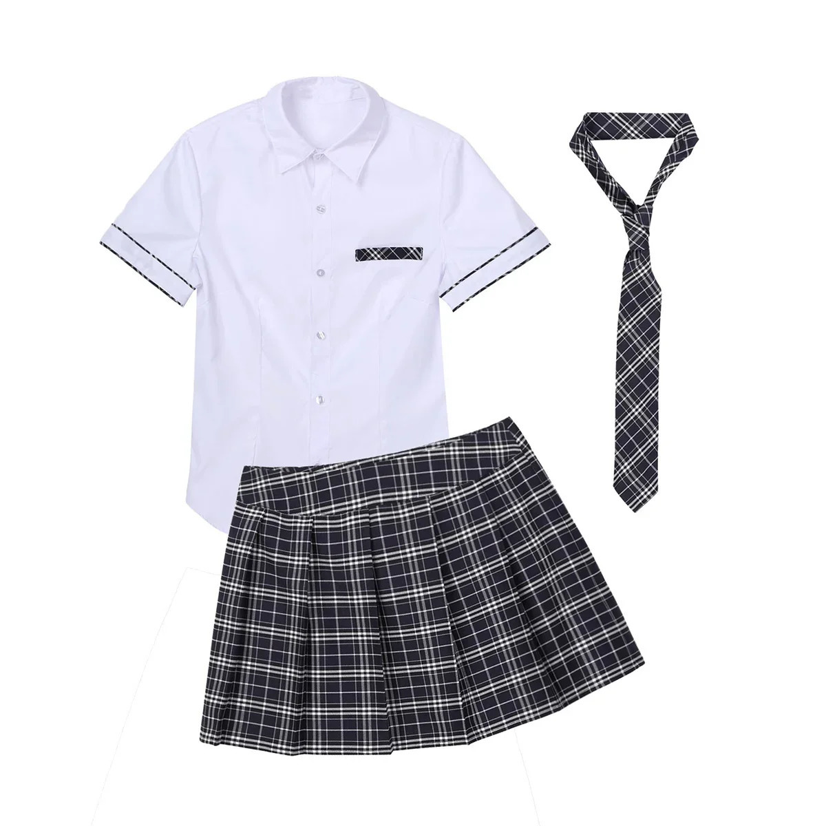 Pornographic Pajamas Sex Pajamas Womens Sexy Underwear JK Halloween Role Playing Costumes Temptation Underwear Kawaii School Girls Uniform 250427Z