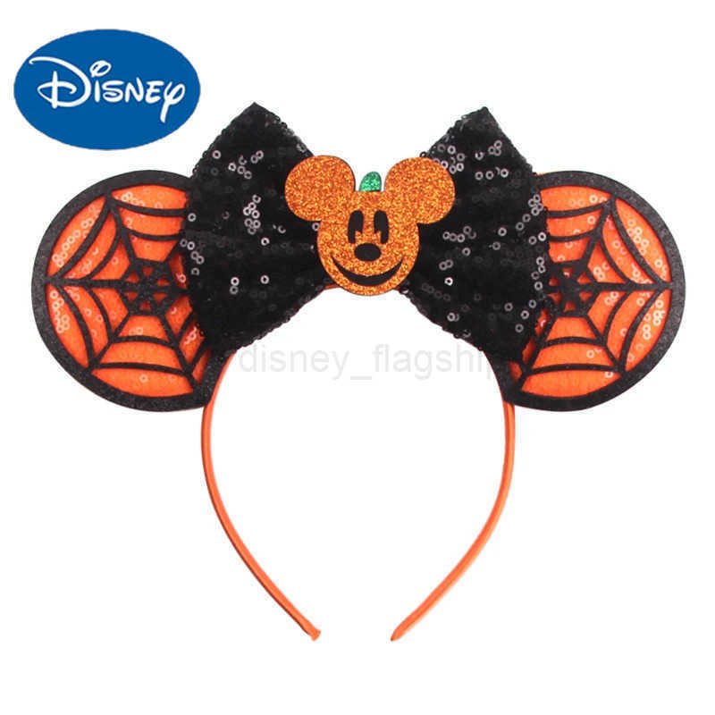 Disney 2023 Latest Halloween Disney Ears Headband Women Festival Mickey Mouse Hairband Kids Party Villains Cosplay DIY Hair AccessoriesXJ250504