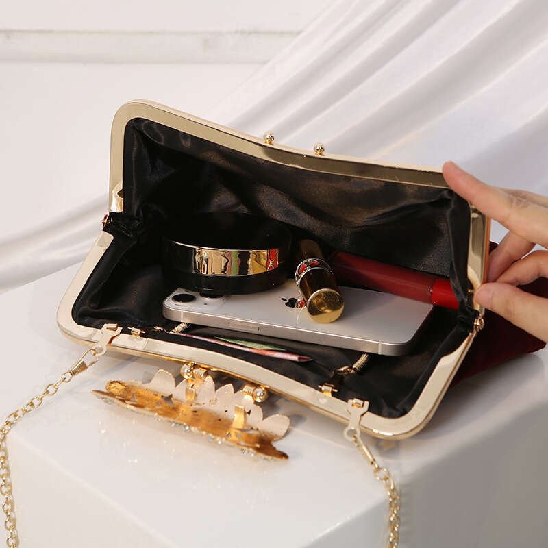 Dinner Bag New Handmade Beaded Pearl Wrist Set With Water Diamond Qipao Banquet Bag KQ