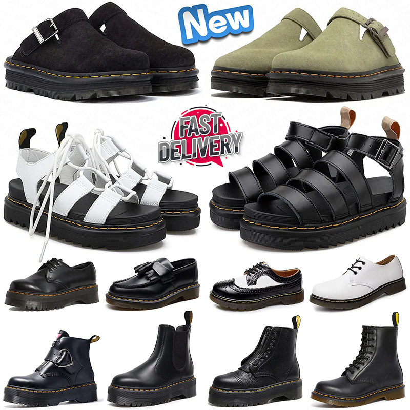 designer sandals famous women men clog slides slippers doc martin platform boots outdoor shoes size 35-48