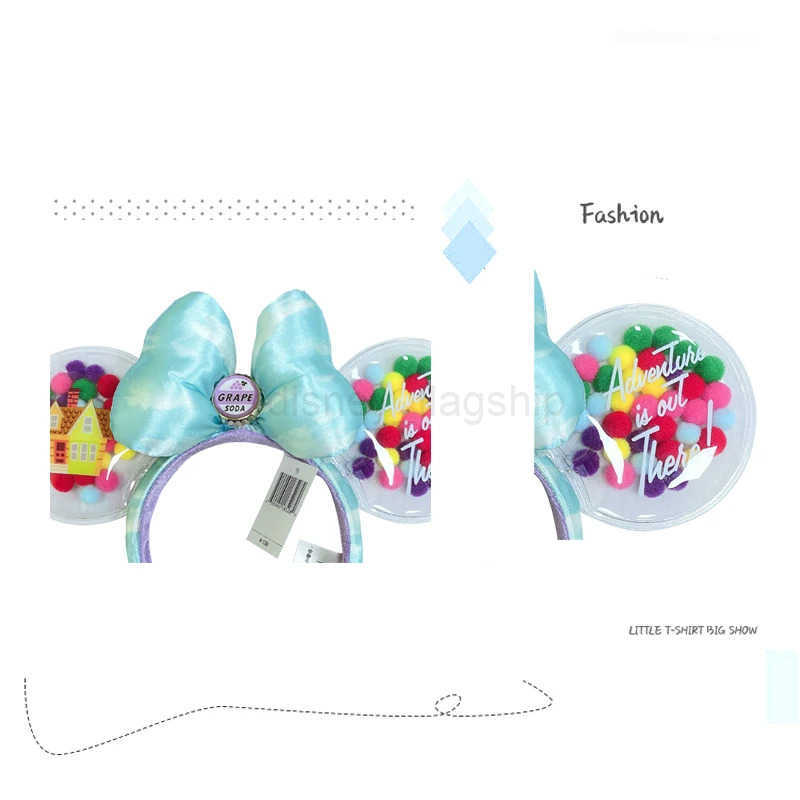 Disney Walt Disney Minnie Ear Headband for Women Disney Mickey Mouse and Friends Ears Plush Glitter Party Role Playing Girl AccessoriesXJ250504