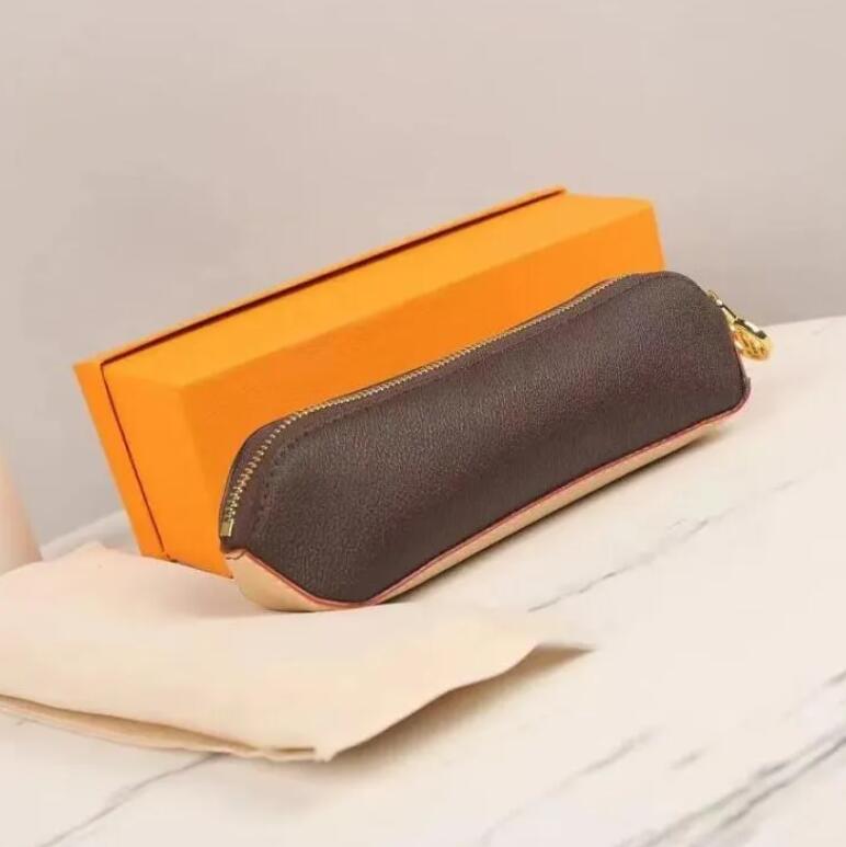 Luxury pencil case bag designer bags women small case luxury handbag pencil case leather cosmetic bag high quality lady 8 color make up bag