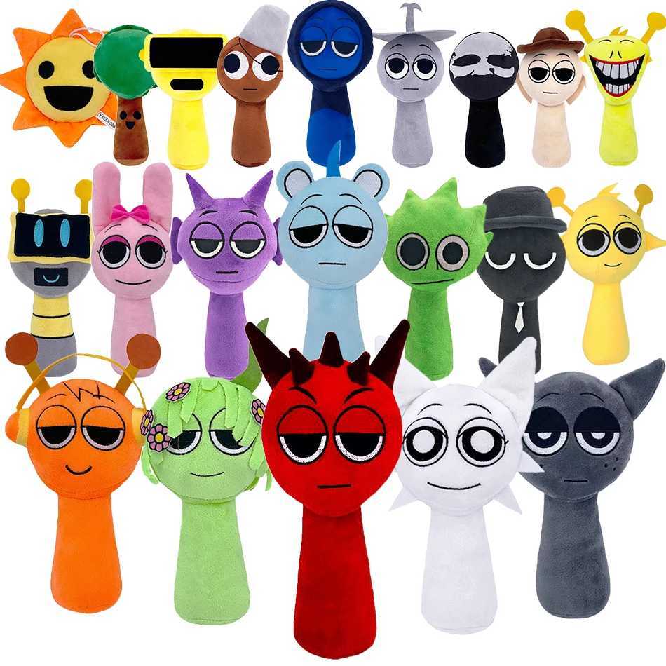 New Sprunki Plush Horror Game Toy Cartoon Cute Soft Fill Pillow Childrens Birthday Gift Fill Childrens DollT250504