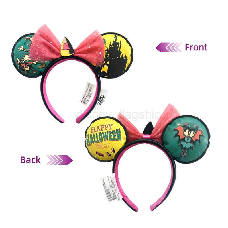 Disney 2025 Disney Mickey Minnie Mouse Headband Holiday Party Role Playing Hair Ears COSTUME Plush Adult/Children Headband GiftXJ250504