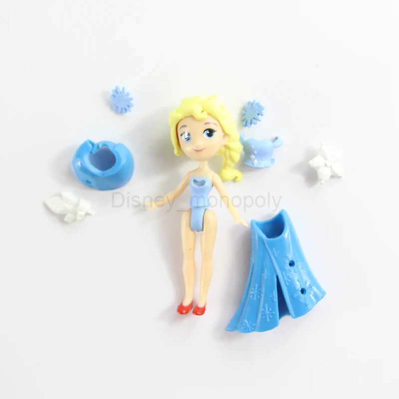 Disney 5 pieces/set of frozen cute components Elsa Anna Olaf Sven Kristoff action picture toy cake decoration Z250506