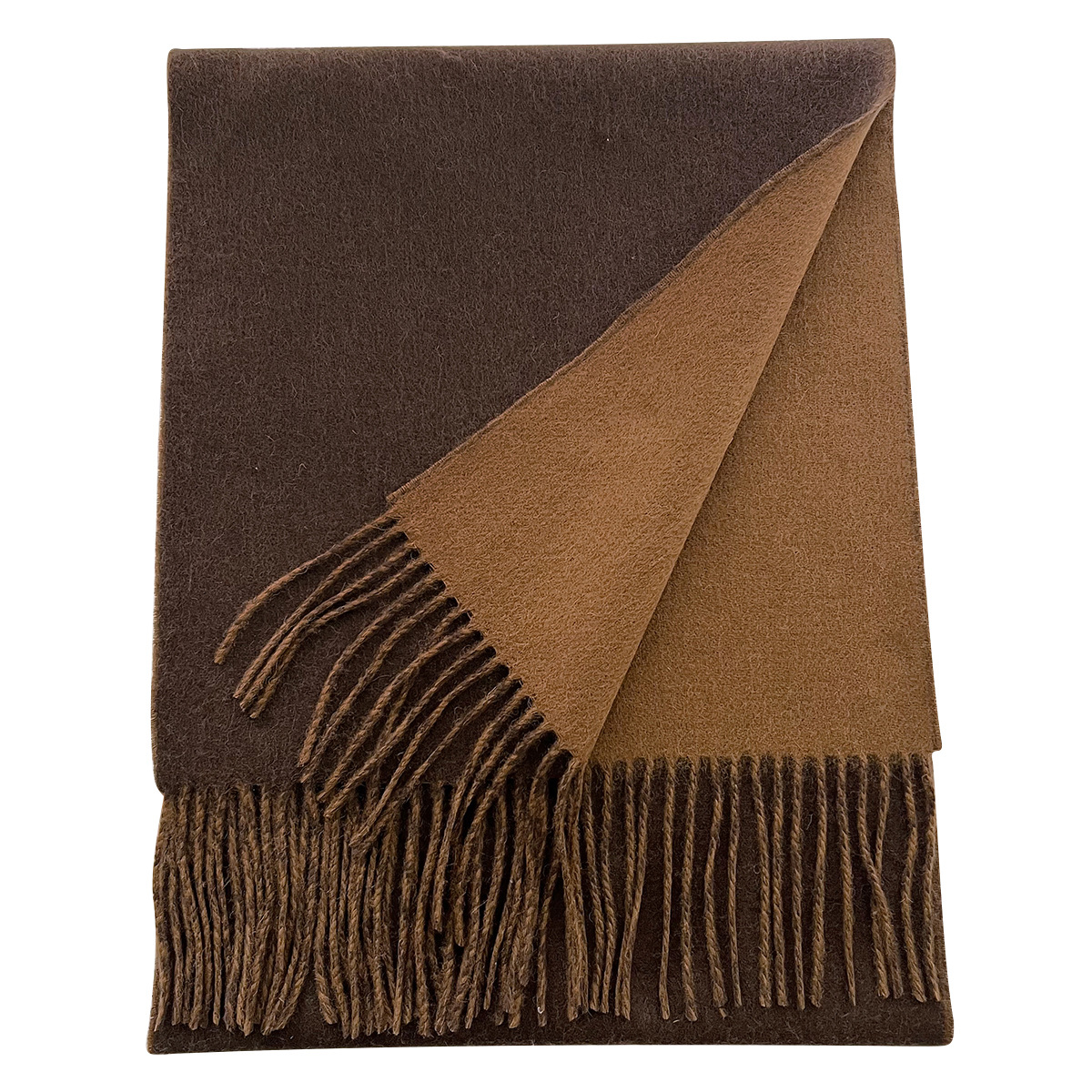 K608 Temperament wool scarf women's winter versatile warm shawl dual-purpose couple birthday gift tassel neck scarf