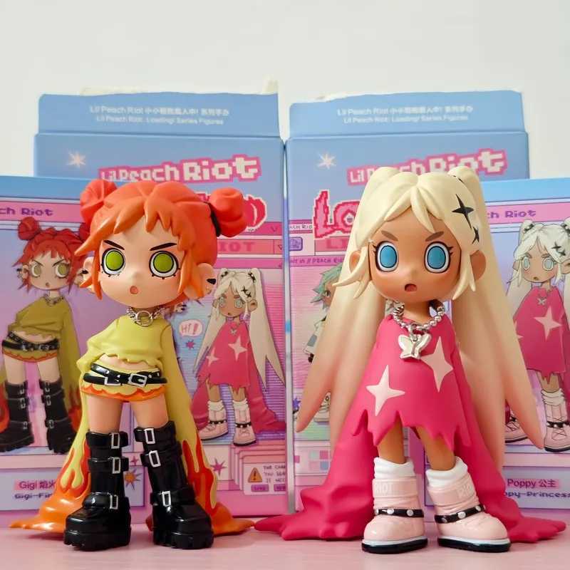 Lil Peach Riot Loading Series Blind Box PvcSweet and Hot Punk Band Mystery Box Dollty Lil Peach Riot Decorative Doll Gift Z250504