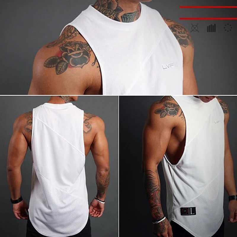 Mens Brand Gym Clothing Bodybuilding Singlets Sports Tank Top Man Shirt Muscle Guys Slveless Vest Casual Cotton Top X250504