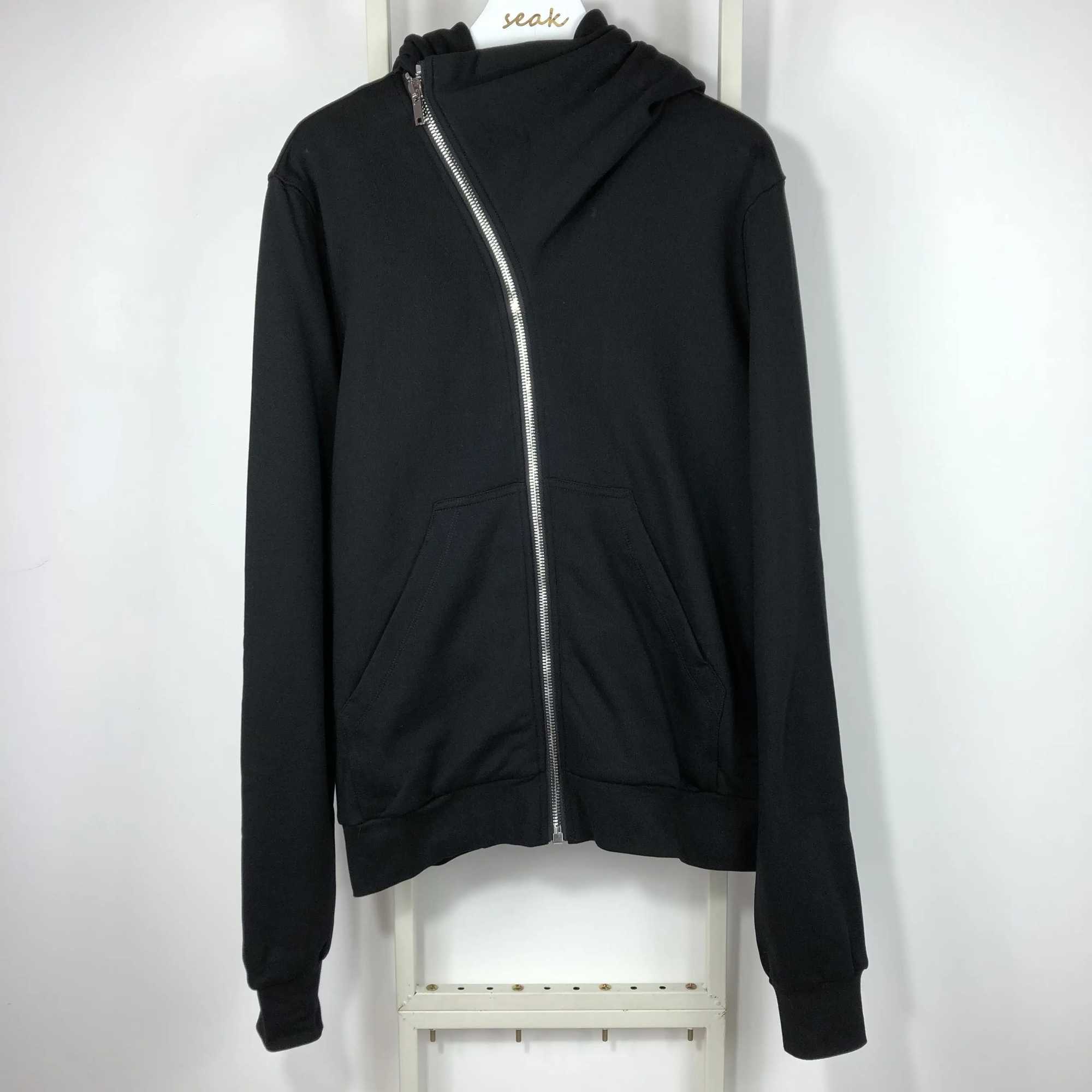 Owen Seak Men Hoodies Sweatshirts Gothic Mens Clothing Classic Autumn High Street Hip Hop Women Solid Black Zip Hoodies Jacket X250504