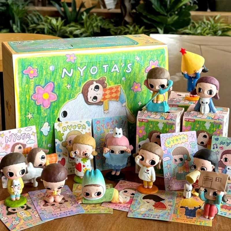 The real Nyota V1 Fluffy Life series blind box collective action picture model toy mystery box desktop decoration holiday gift box Z250504