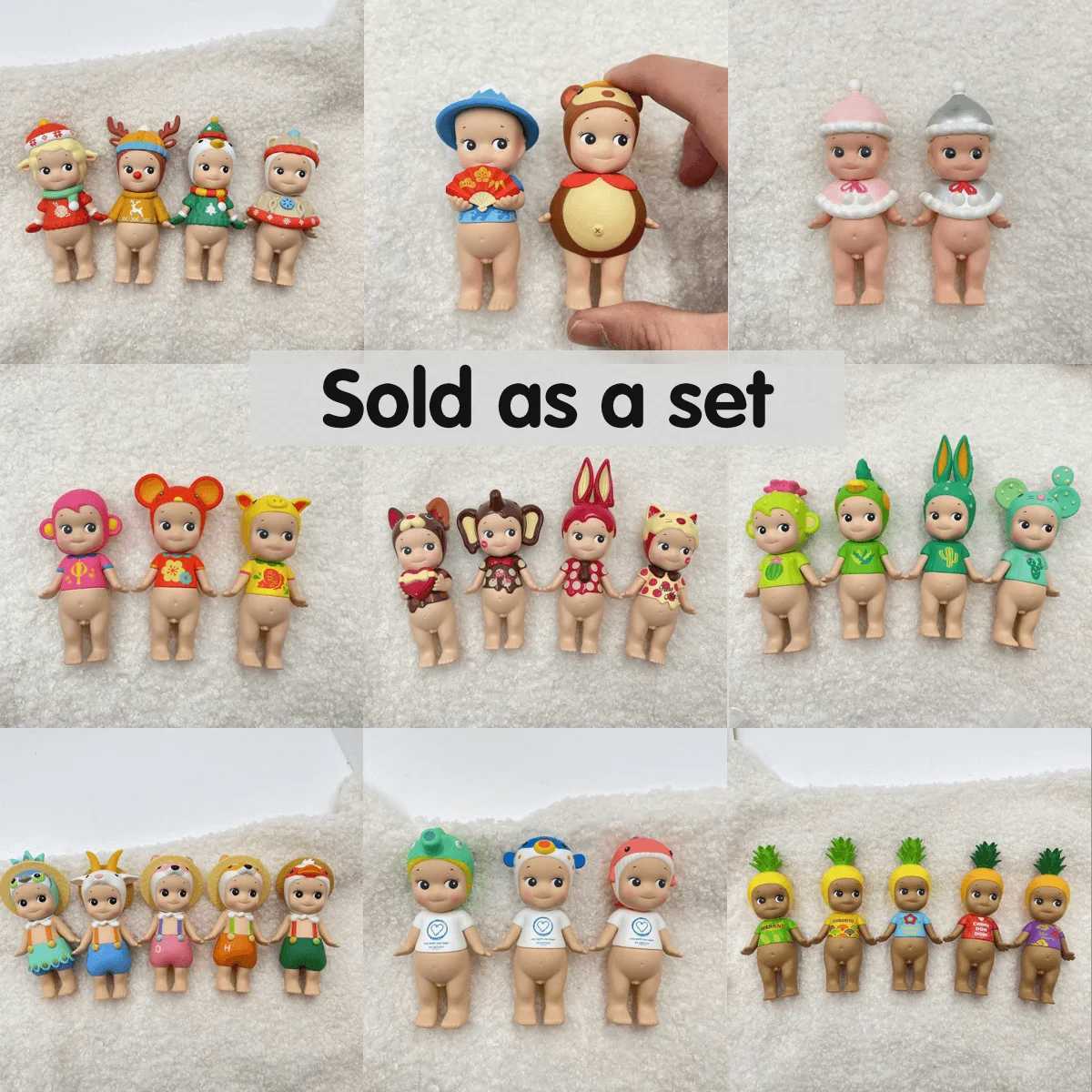 Mini characters are sold as a mystery box toy to girls as a set of blind boxes without boxes or bags Z250504