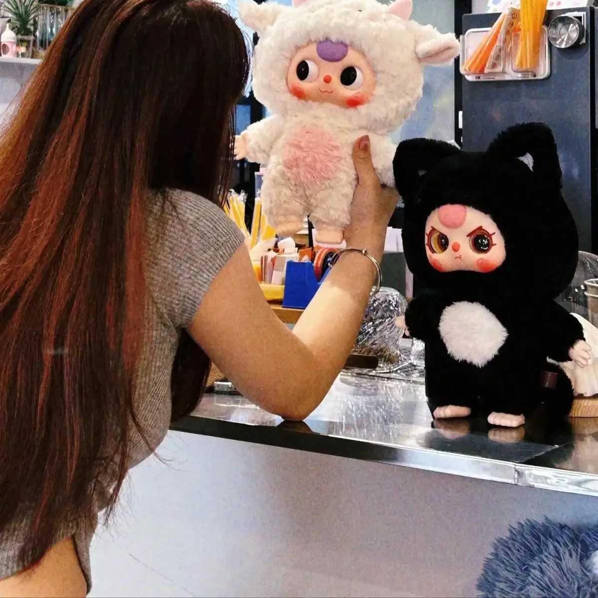 Baby Three 400% Blind ing Package Trendy Desktop Decor Soft Sofa Surprise Mystery Box Cute Doll Childrens Birthday Gift Free shipping