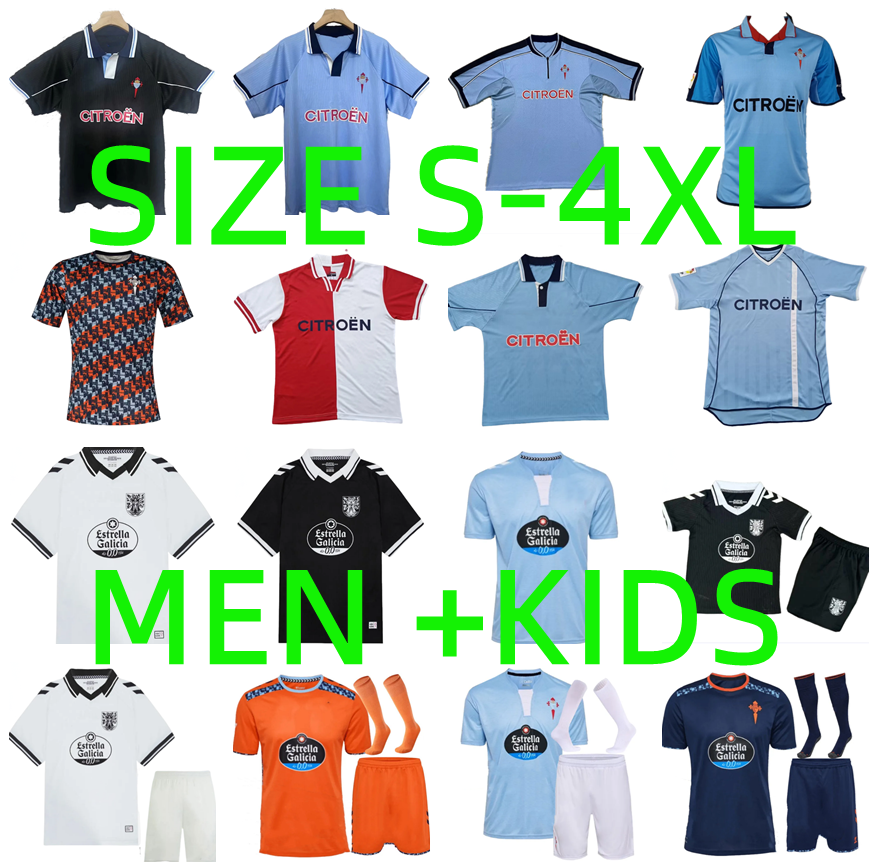 2025 2026 RC CeltaS de Vigo Soccer Jerseys 24 25 26 Oliveira Dos Cen Anos IAGO ASPAS celtaS vigo football shirt WILLIOT retro 97 98 99 2000 2001 2003 2004 MOSTOVOI Men kids