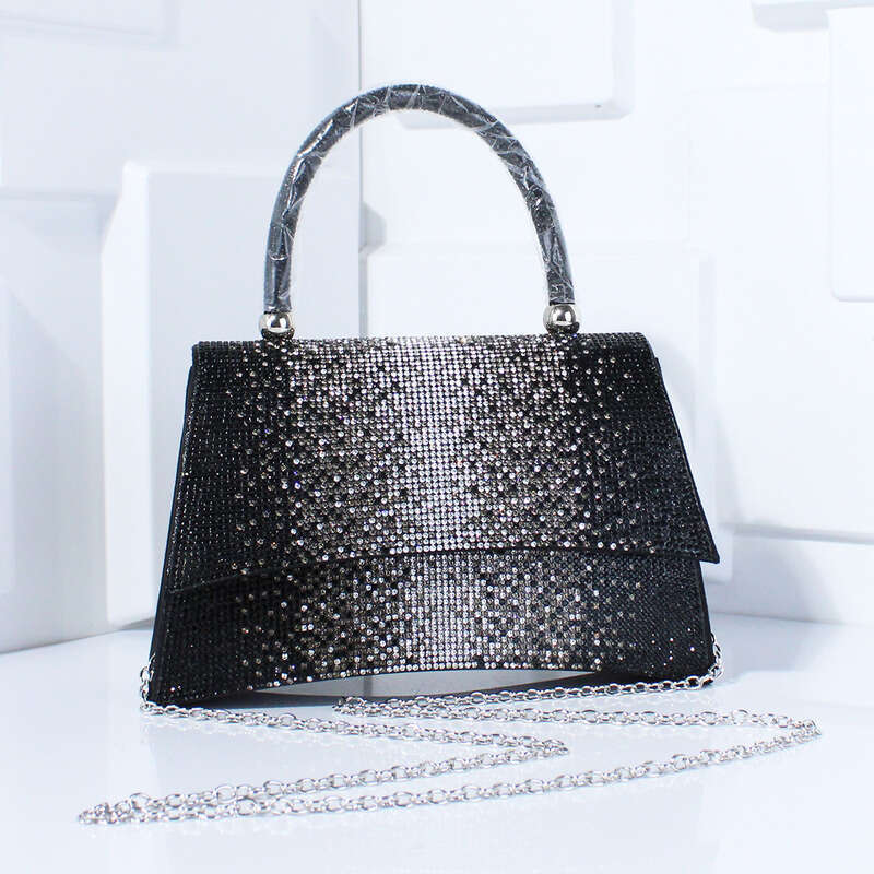 New Bag Exquisite rhinestone gradient chain Women's Evening Banquet bag