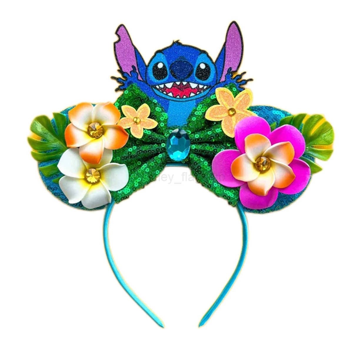 Disney Mickey Mouse UP Ears Hair Accessories for Women Flying House Balloon Travel Sequins Hairbands Girl Headband Kids Bow eadwearXJ250504