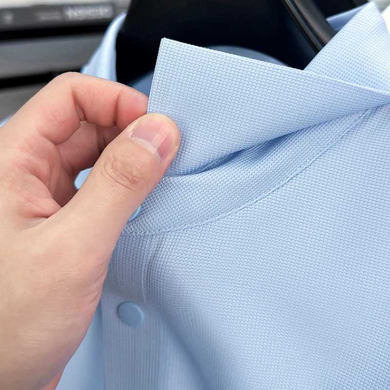 2025 Mens Sports Polo Waffle Shirt 124 Moisturizing Wick Golf Tennis Top Size S-5XL Snap Button 7A Antibacterial High Quality W250504