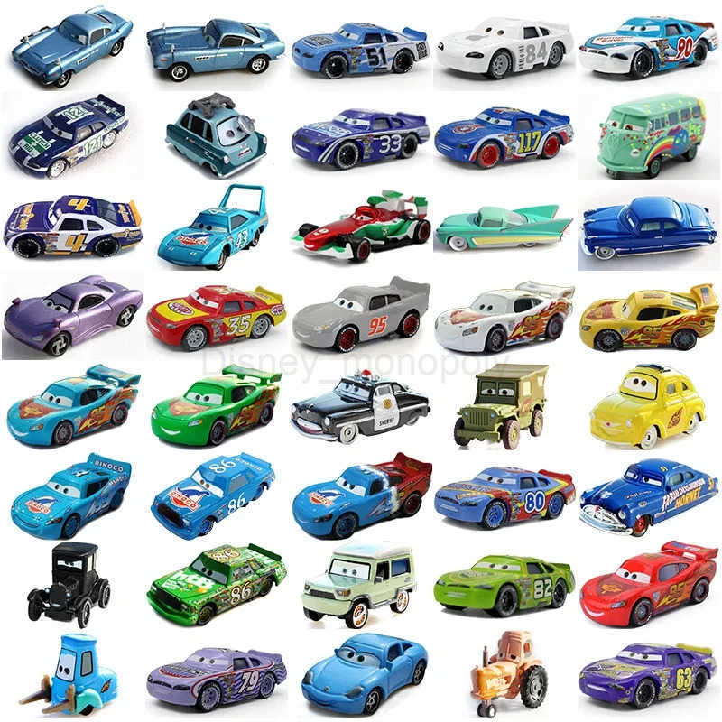 Disney Pixar Cars 3 Container Trucks Disney Toy Lightning McQueen Racing Family Series Flo Diecast Model Cars Boys Girls Childrens Gifts Z250504