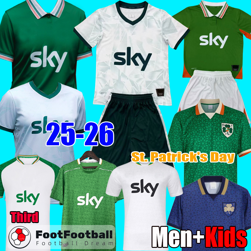 2025 Ireland football shirt St. Patrick's Day Soccer Jerseys Kit DOHERTY DUFFY 25 26 Egan BRADY KEANE Hendrick McClean FERGUSON Football Shirt Men Kids Uniform tops