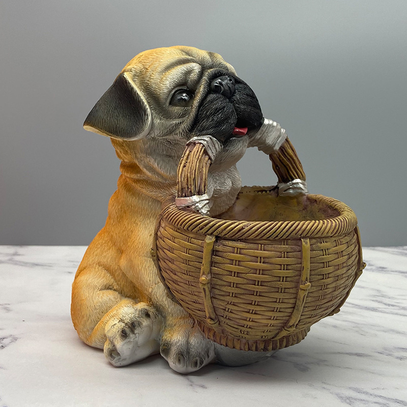 Creative Dog Entry Key Storage Decoration Shoe Cabinet Entrance Desktop TV Cabinet Storage Box Home Decoration 250314