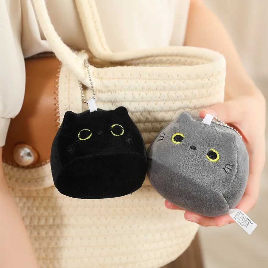 Top Quality 10/30Cm Doll Small Pendant Cute Pillow Pad Ins Black Cat Toy Girl Gift Plush Stuffed Toyt250504