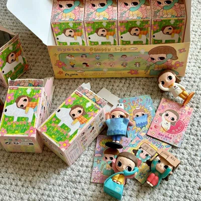 The real Nyota V1 Fluffy Life series blind box collective action picture model toy mystery box desktop decoration holiday gift box Z250504