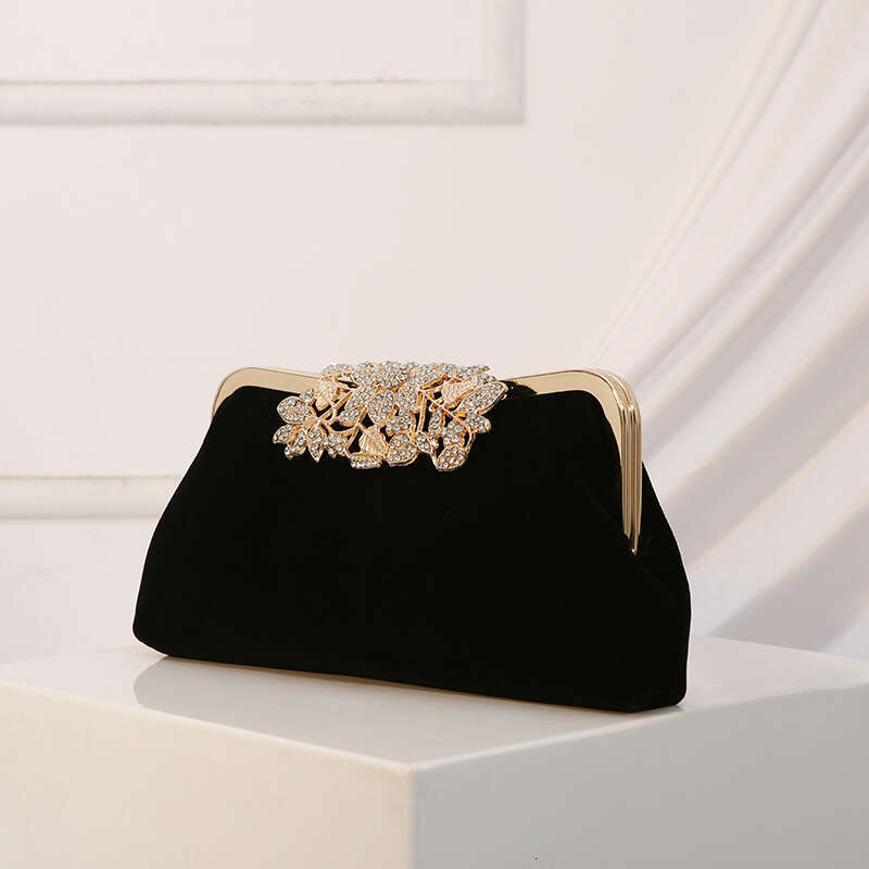 Dinner Bag New Handmade Beaded Pearl Wrist Set With Water Diamond Qipao Banquet Bag KQ