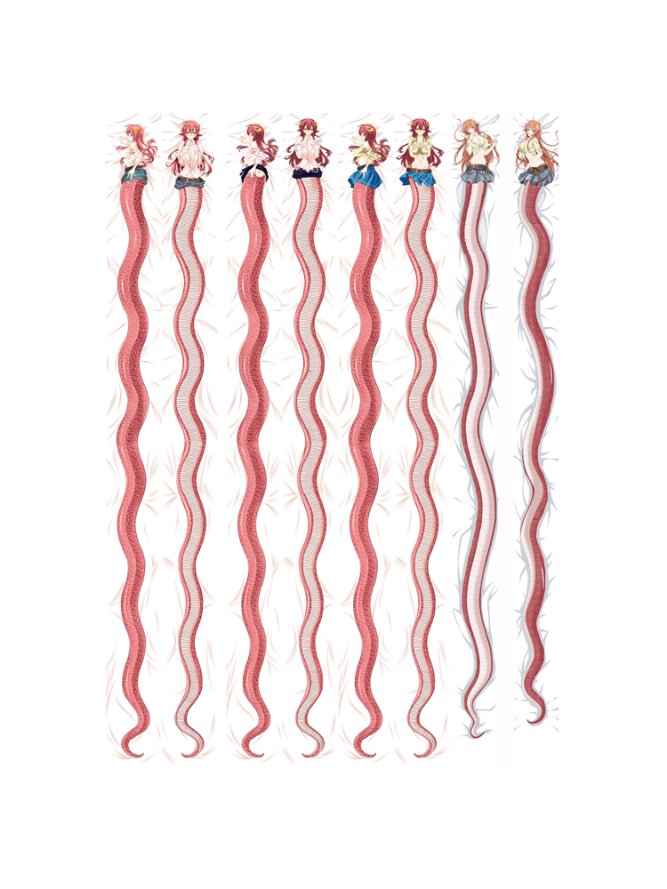 Full Size Hot Anime Japanese pillow case Miia Dakimakura Snake Long