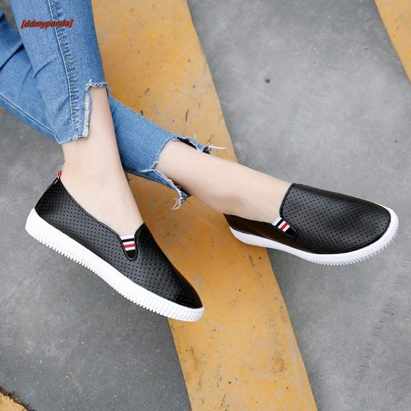 New Breathable Loafers Women Summer Slip-ons Korean Style Fashion Flat Boat Shoes ddmypanda