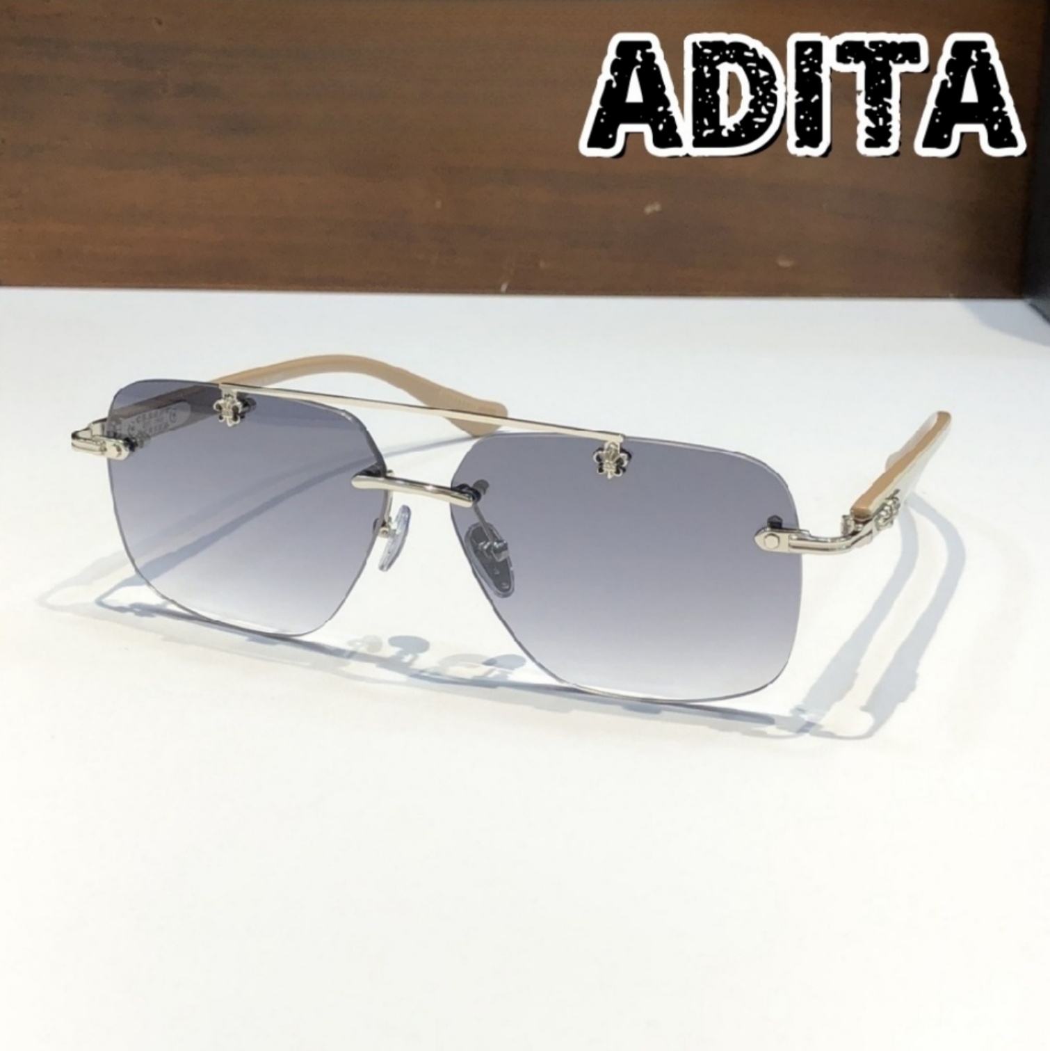 High Quality Men Sunglasses Classic Luxury Designer Women Glasses Titanium Punk Business Design Prescription Spectacle Frames UV400 with box 8136 SIZE