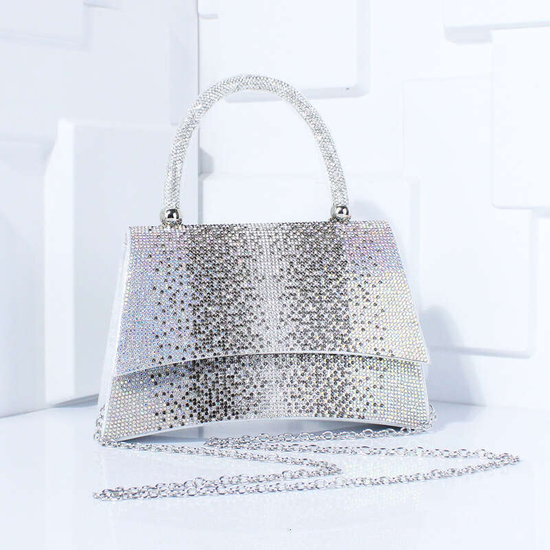 New Bag Exquisite rhinestone gradient chain Women's Evening Banquet bag