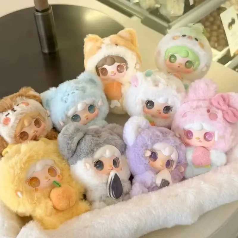 Yooki V10 Embracing Food Blind Box Mysterious Plush Kaii Animal Theme Room Desktop Decoration Cute Characters Girl Childrens Gift Free shipping
