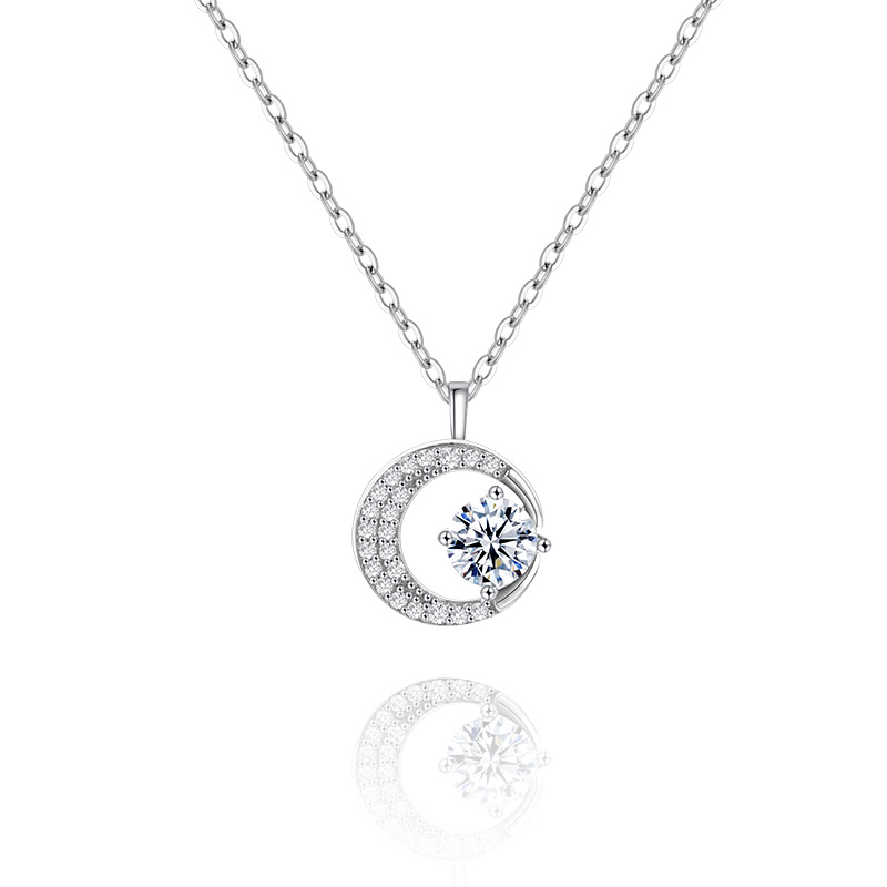gold necklace luxury necklaces women pendant moissanite jewlery Brand Women Necklace Crystal Rhie Letter Pearl Necklaces Sweater Chain Accessories Par