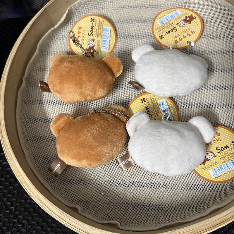 Cute anime bear plush dolls, relaxed bear dolls, bear girls, bags, accessories and small pendants