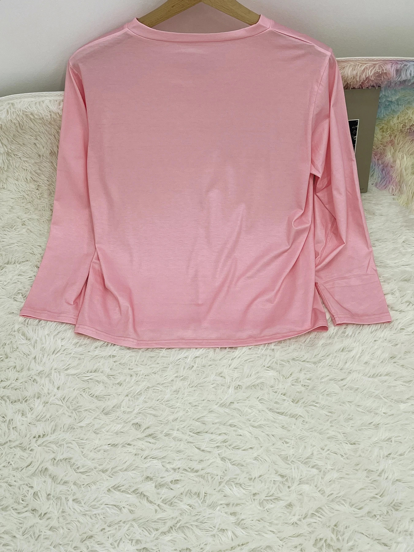 Plus Size Womens Valentines Day Shirt Love Heart Graphic Long Sleeve Tshirt Casual Cute Gift Vneck Top 250430Z