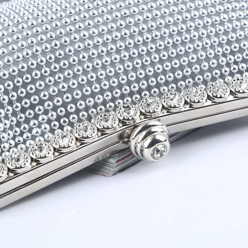 Dinner Bag Ball Aluminum Sheet Party Handheld Bag Water Diamond Evening Dress Celebrity Banquet Package KQ