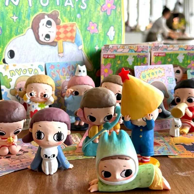 The real Nyota V1 Fluffy Life series blind box collective action picture model toy mystery box desktop decoration holiday gift box Z250504